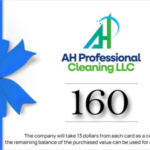 Gift Card For Cleaning - $160