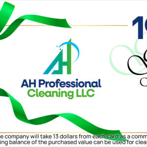 Gift Card For Cleaning - $190