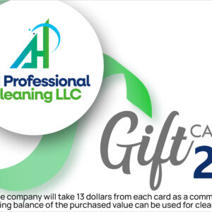 Gift Card For Cleaning - $250
